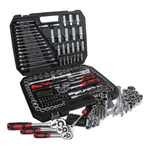 Kit Ferramenta Jogo Soquete Chave Combinada Catraca 218 Pcs