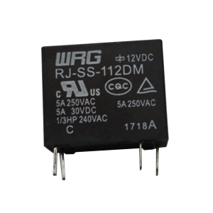 Rele Miniatura Wag RJ-SS-112DM 12VDC 5A